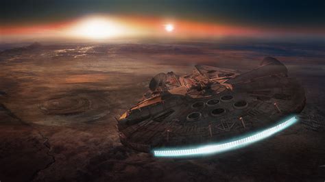 Les Fonds D’écran Millennium Falcon, Han Solo, Tatooine, Star Wars ...