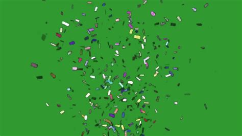 Confetti Green screen - YouTube