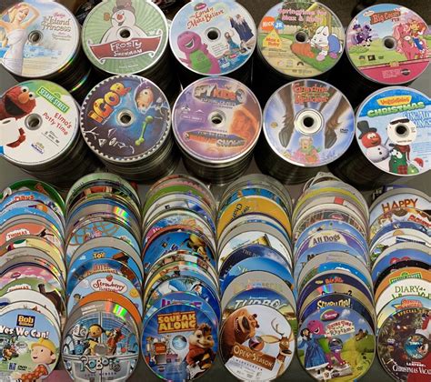 100 DVD Lot Kids Wholesale Great For Personal Or Resale Bulk Movies Tv ...