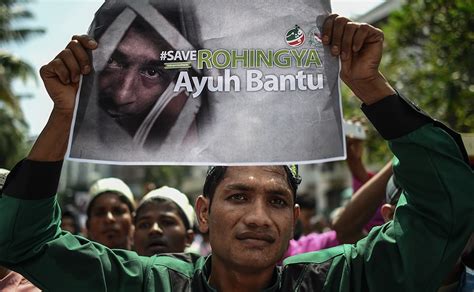 Malaysia's migrant Rohingya Muslims protest against their persecution in Myanmar - Photos News ...