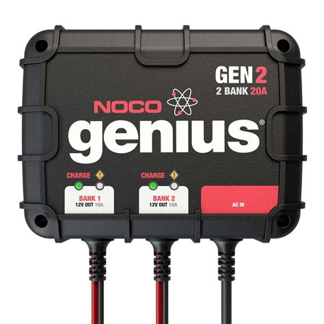 NOCO - 2-Bank 20A On-Board Battery Charger - GEN2