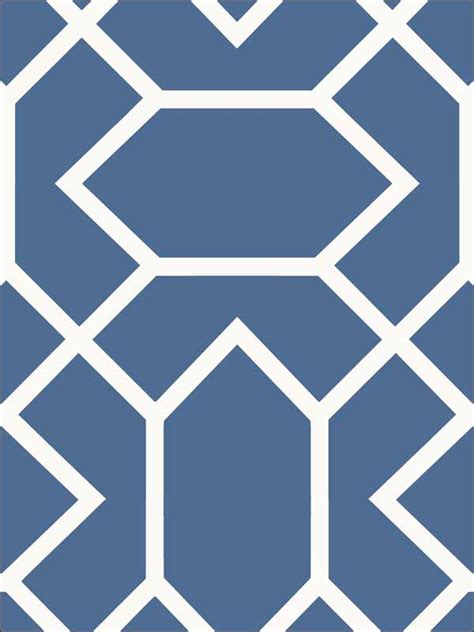 Blue Modern Geometric Peel And Stick Wallpaper RMK9066WP by York Wallpaper