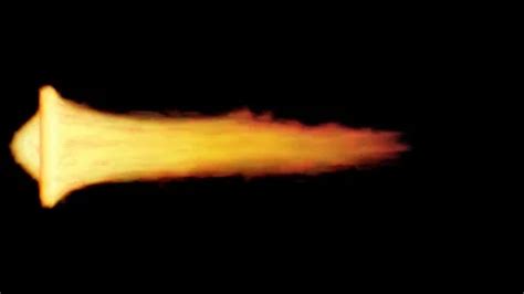 Animated rocket or jet engine flame - Si... | Stock Video | Pond5