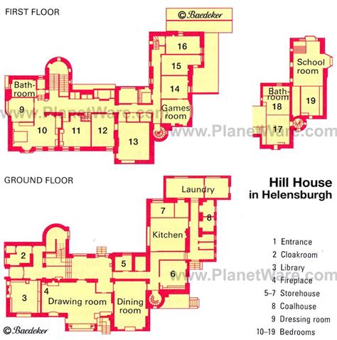 Hill House floor plan | House on a hill, House, House blueprints