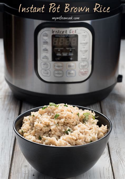 Instant Pot Brown Rice - Never fix rice the hard way again!