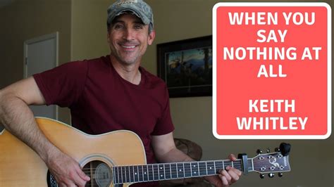 When You Say Nothing At All - Keith Whitley | Guitar Lesson - YouTube