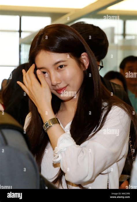 **TAIWAN OUT**South Korean singer and actress Bae Suzy, better known by ...