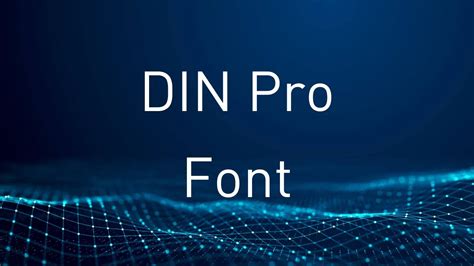 Din Pro Font Free Download