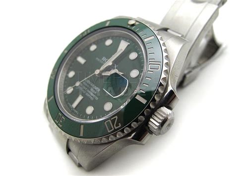 Rolex Submariner Green Dial Green Bezel- 116610LV - | Timepiece Trader ...