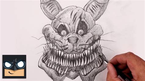 How To Draw Twisted Bonnie | Five Nights at Freddy's | Sketch Saturday ...