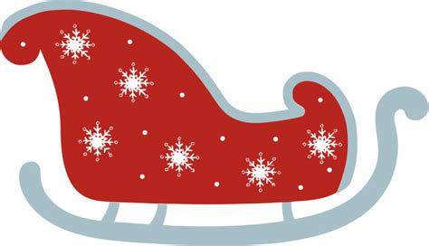 Santa Sleigh Png Pic - Santa And His Sleigh Clipart Transparent - Clip Art Library