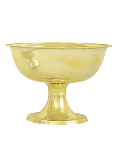 Case of 24 Gold Plastic Centerpiece Bowls - 5" Tall - Ships Alone ...