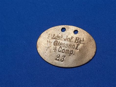 WWI tag 1st Landsturm - Doughboy Military Collectables Springfield Missouri