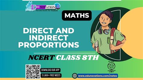 NCERT Class 8 Maths MCQ : Direct And Indirect Proportions - MCQs Multiple Choice Questions