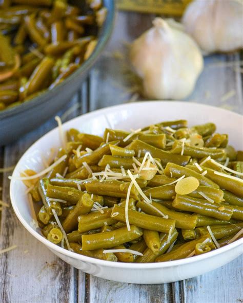 Garlic Parmesan Canned Green Beans - 4 Sons 'R' Us