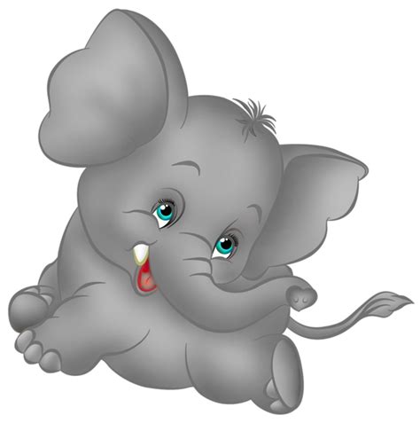 Grey Elephant Cartoon Free Clipart Elefant Clipart, Cartoon Mignon, Baby Animals, Cute Animals ...