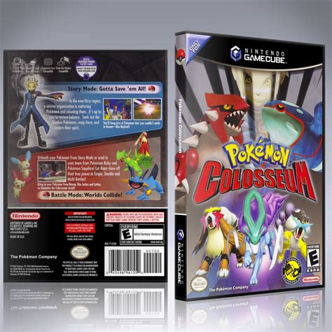 GameCube Replacement Case – NO GAME – Pokemon Colosseum – Board Game Gems