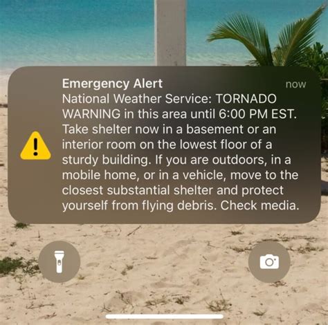 PHOTO Of Emergency Alert Everyone In Florida Received On Their Phone ...