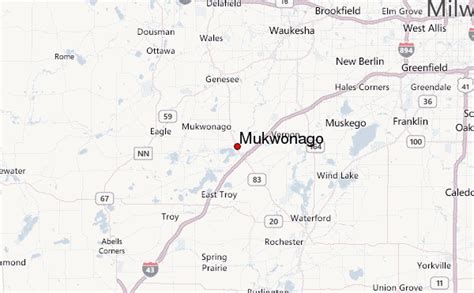 Prévisions météo pour Mukwonago