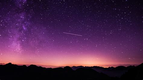 WALLPAPERS HD: Purple Starry Sky