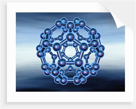 Buckyball also known as Fullerene or Buckminsterfullerene posters & prints by Corbis