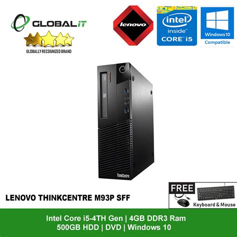 Lenovo ThinkCentre M93P i5 SFF (Refurbished) - Global Group