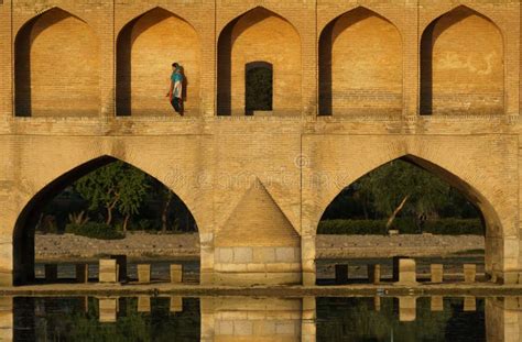 Esfahan Iran Si O Seh Pol Bridge in Esfahan, Iran, Also Known As 33 Bridge - June 11 June, 2017 ...