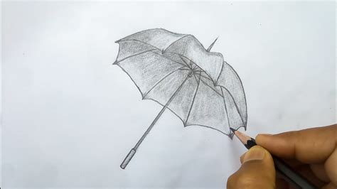 Umbrella Drawing Sketch