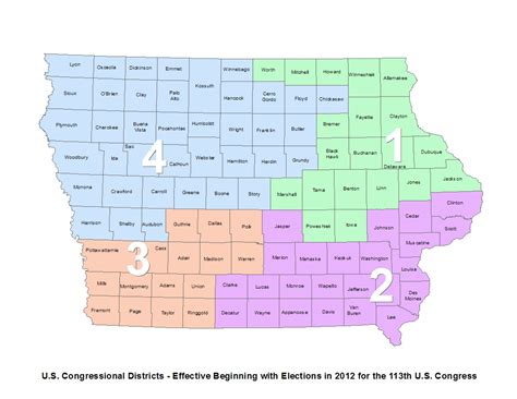 U.S. Congressional Districts | Iowa Community Indicators Program