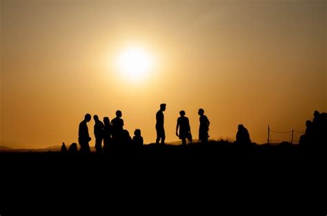 Premium Photo | Silhouette of person at sunset