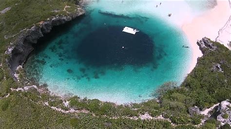 Dean's Blue Hole, Long Island Bahamas - YouTube