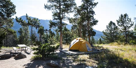 Longs Peak Campground - Rocky Mountain National Park - camping in Colorado