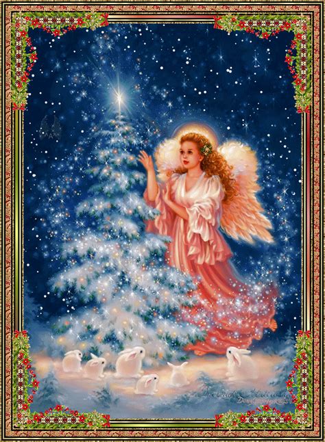 Beautiful Christmas Angel - Angels Fan Art (40844639) - Fanpop