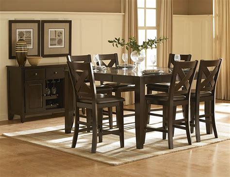 Dallas Designer Furniture | Crown Point Counter Height Dining Room Set