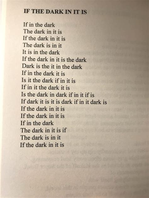 [POEM] "If The Dark In It Is" by RC Miller : Poetry