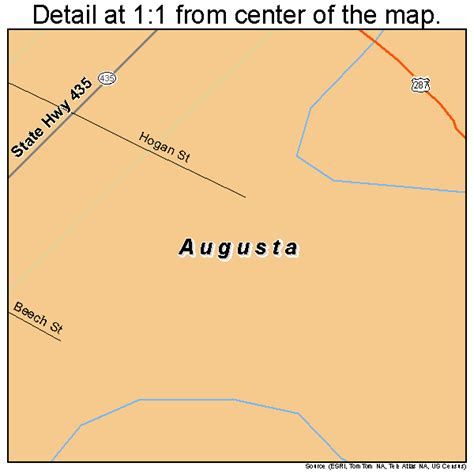 Augusta Montana Street Map 3003025