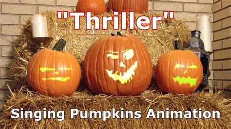 Thriller - Singing Pumpkins Projection! - YouTube