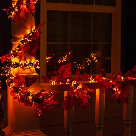 Amber Garland String Lights | The Best Halloween Home Decorations From Wayfair | POPSUGAR Home ...