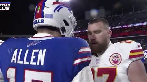 Travis Kelce's message to Josh Allen after Chiefs beat Bills shows his ...