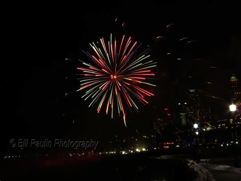 Bill Paulin: Fireworks over Niagara Falls