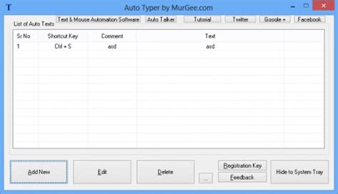 Auto Typer by MurGee 34.2 Download - AutoTyper.exe