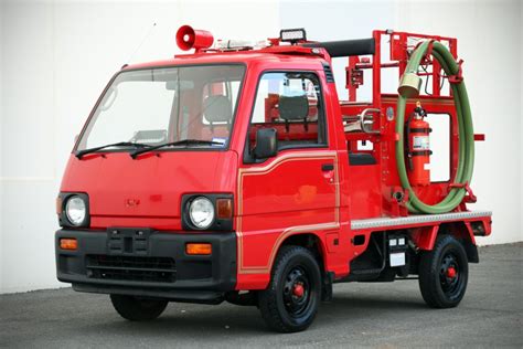 1992 Subaru Sambar 4WD Mini Fire Truck for sale on BaT Auctions - sold for $24,750 on October 31 ...
