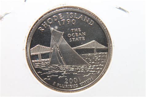 2001-S PROOF RHODE ISLAND STATE QUARTER #8105