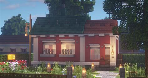 Minecraft : How to build a Pink Terracotta house Minecraft Map