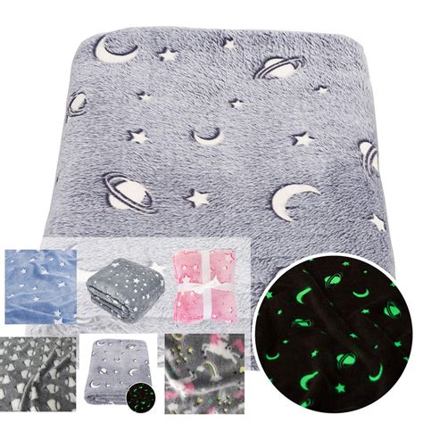 Premium Glow in The Dark Blanket - Plush Throw Blanket 50 x 60 Inches, Super So $24.95