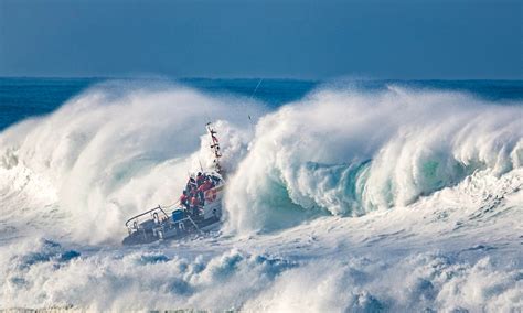 Coast Guard takes on giant surf in epic training session