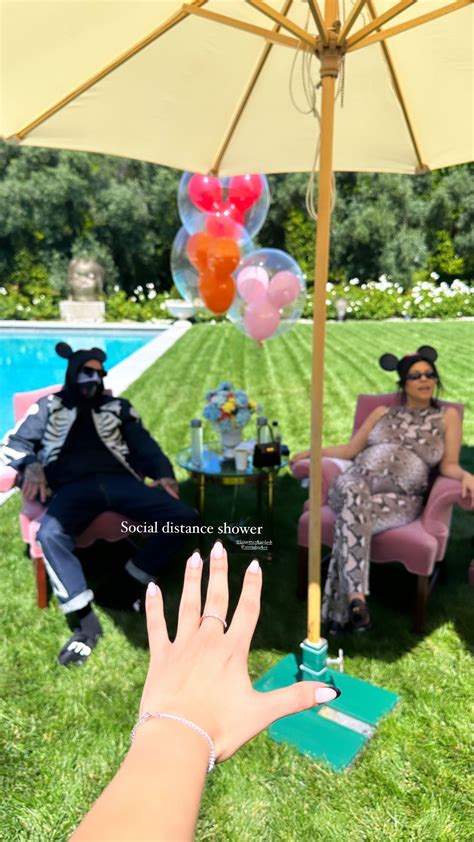 Pregnant Kourtney Kardashian shows off her big bump as star enjoys massive baby shower just ...