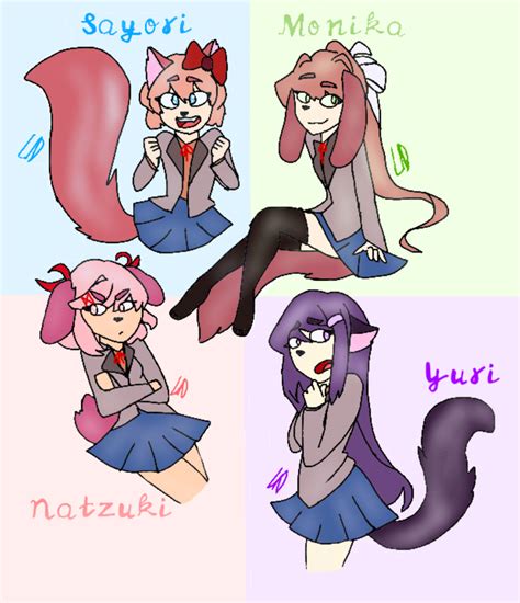 DDLC fan art by L3AHXD on DeviantArt