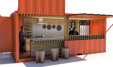 Image result for shipping container food truck | Restaurant plan, Container coffee shop ...