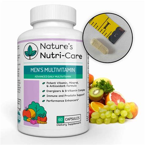 Multivitamin For Men, Essential Vitamins - Nature’s Nutri-Care